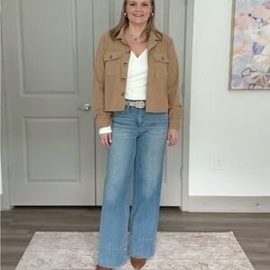 VERVET Wide Leg High Rise Jeans